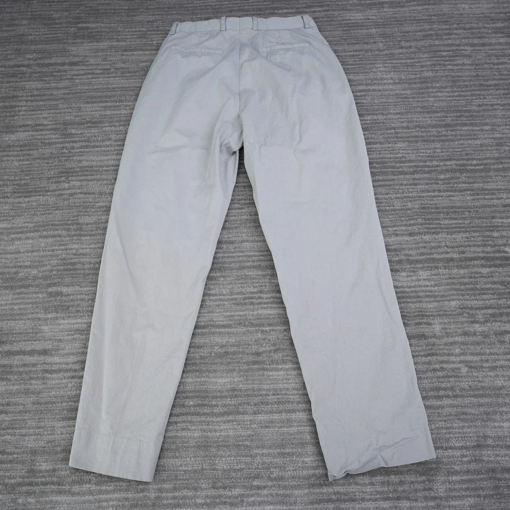 Banana Republic Dress Pants Men Light Gray Cotton Made in Italy 30R‎ (28x28.5)